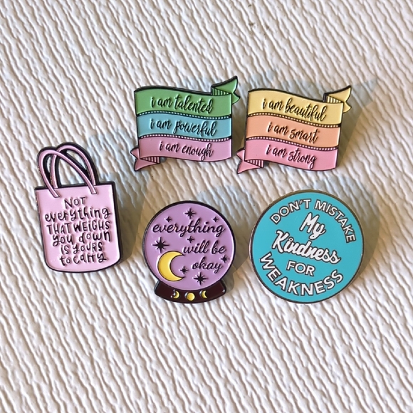 🩵2/$10🩵Inspirational Pin Set - Picture 1 of 3